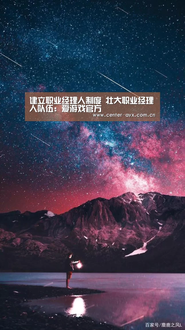 建立职业经理人制度 壮大职业经理人队伍:爱游戏官方(图1) 爱游戏官方